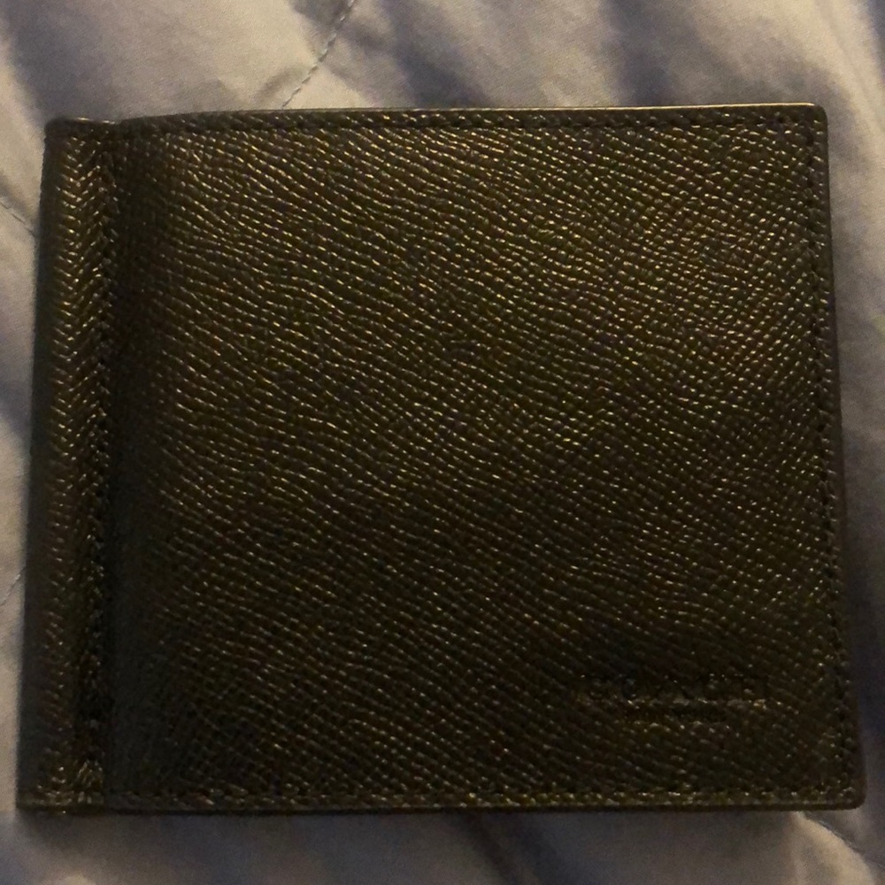Coach money clip bifold